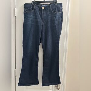Democracy “Ab"solution Blue Itty Bitty Bootcut Jeans 16p
